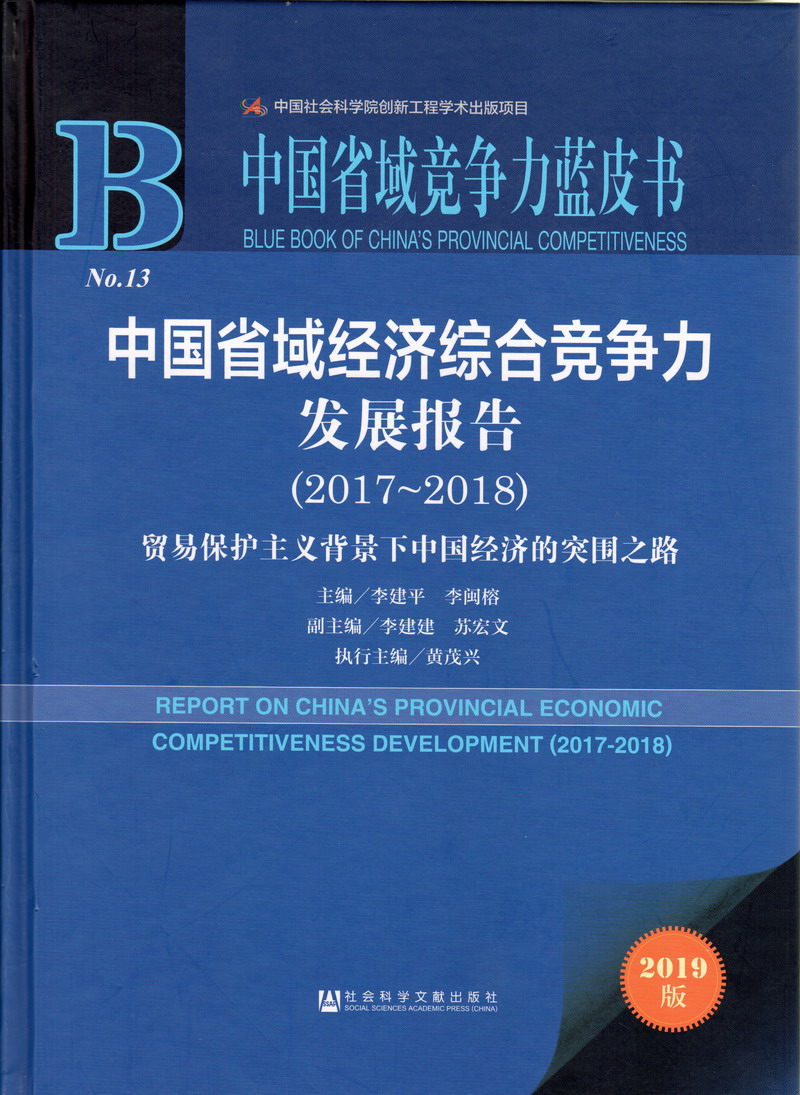 狠狠地操中国姑娘骚B中国省域经济综合竞争力发展报告（2017-2018）